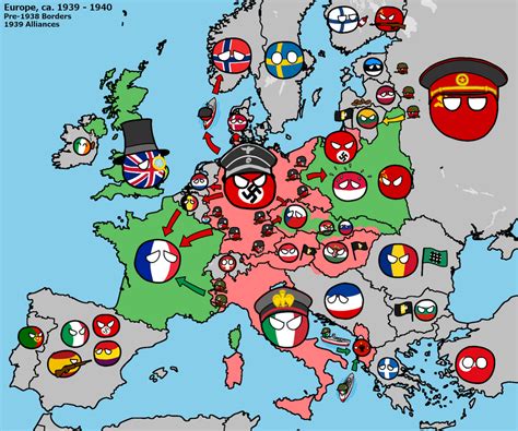 Polandball: Beginning of WW2 In Europe by kensethfan on DeviantArt