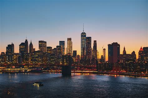 Manhattan Wallpaper 4K, 5K, New York City, Bridge