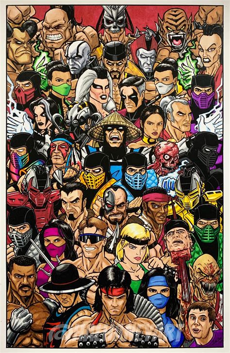 Mortal Kombat Roster by Hal Haney : MortalKombat