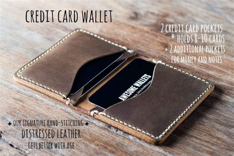 Mens Credit Card Wallet [Handmade] [Personalized]