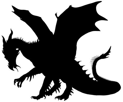 Dragon Silhouette Free Stock Photo - Public Domain Pictures