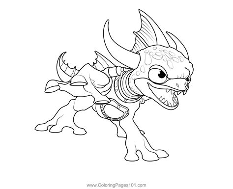 Zap Skylanders Spyros Adventure Coloring Page for Kids - Free ...