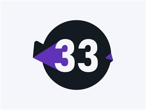 33 Number logo icon design vector image. Number logo icon design vector image 19924718 Vector ...