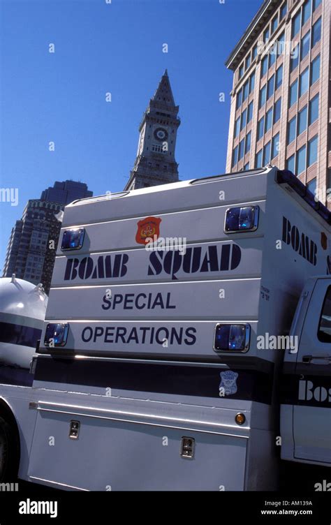 Boston Bomb Squad Truck Stock Photo - Alamy