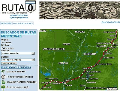 Ruta 0 - Buscador de Rutas Argentinas