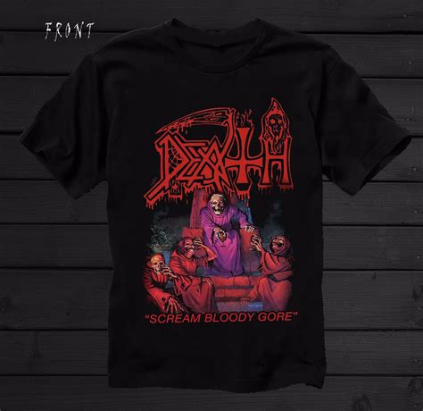 Death - Scream Bloody Gore - American Death Metal Band T-Shirt ...