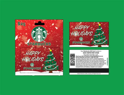 Starbucks Holiday Gift Card Concept on Behance