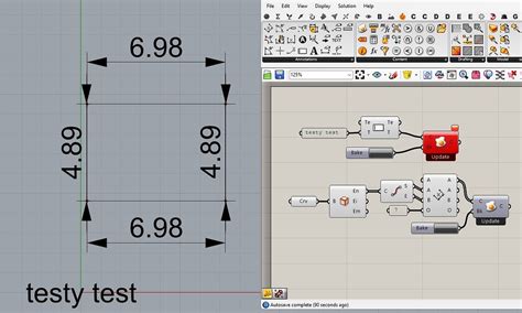 Rhino components for Rhino8 Beta: can't bake dimensions and text - Grasshopper - McNeel Forum