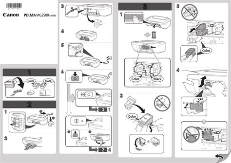 Manual Canon PIXMA MG2540 (page 1 of 2) (All languages)