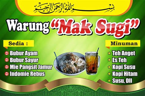 Download Desain Gratis Banner Spanduk Warung Makan Coreldraw Cdr - IMAGESEE