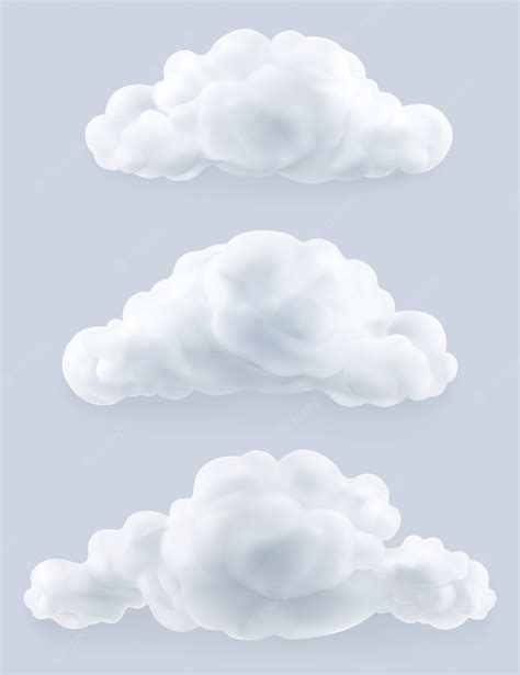 Premium Vector | Clouds, set