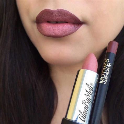 “Loving this combo @motivescosmetics lipstick (natural) & @motivescosmetics lip liner (raisin ...