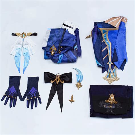 Genshin Impact Neuvillette Cosplay Costume – Winkcosplay