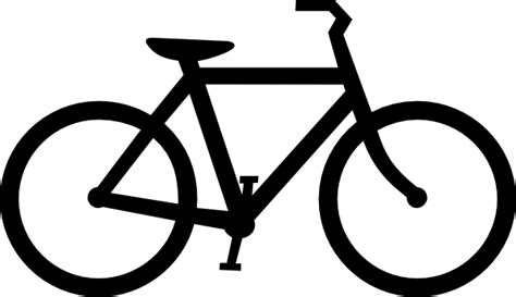 Black Bicycle Right Way Clip Art at Clker.com - vector clip art online, royalty free & public domain