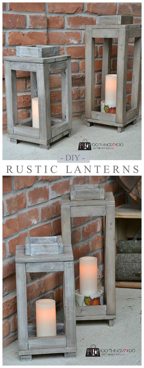 28 DIY Garden Lantern Ideas to Illuminate your Outdoor Area