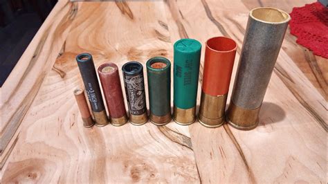 SHOTGUN SHELL GAUGE COMPARISON 9 MM TO 4 GAUGE! - YouTube