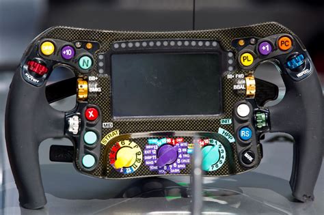 An F1 Car's Steering Wheel Is as Complex as the Rest of It