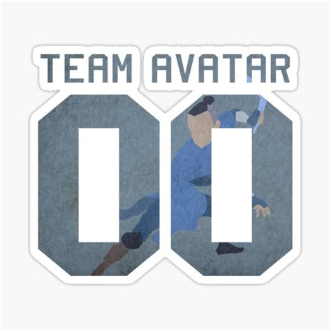 "Team Avatar Sokka" Sticker for Sale by HOWEKC | Redbubble