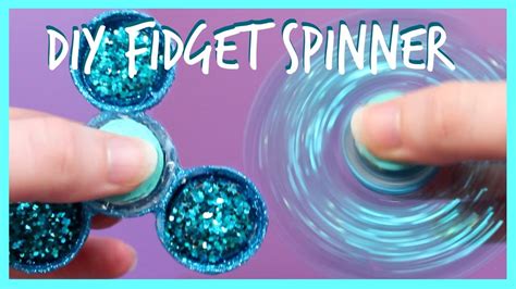 DIY Fidget Spinner WITHOUT BEARINGS! Using common household items ...