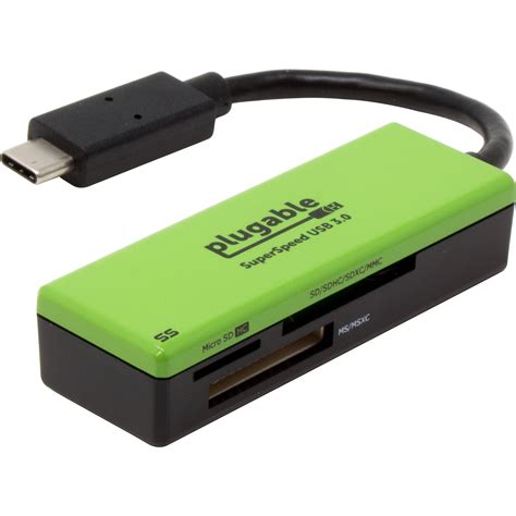 Plugable USB Type-C Flash Memory Card Reader USBC-FLASH3 B&H