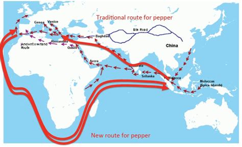 New Spice Routes to avoid the middlemen | Map, Route, Geography