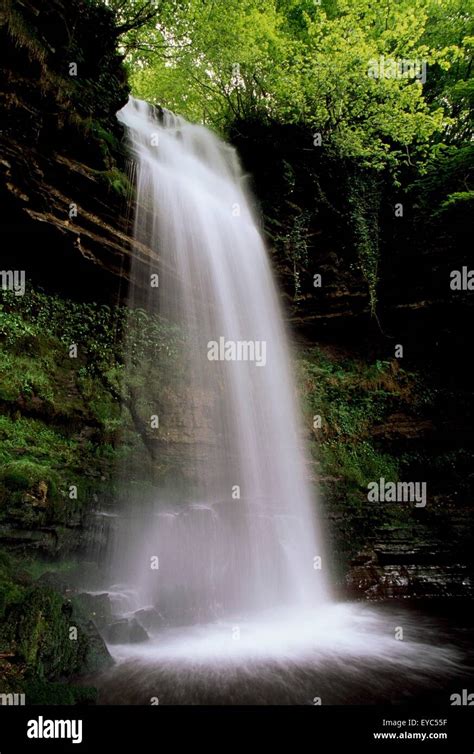 Glencar Waterfall, County Leitrim, Ireland; Waterfall Stock Photo - Alamy