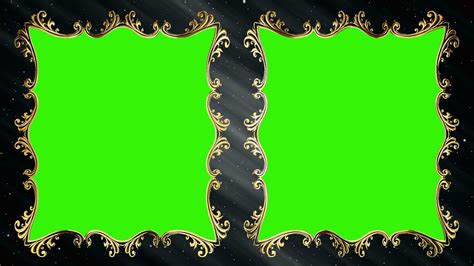 GOLD Green Screen Wedding FRAME Noncopyrighted Video HD 1080p | All Design Creative