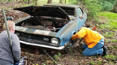 Rare 1968 Z/28 Chevy Camaro Saved From Field After 43 Years!