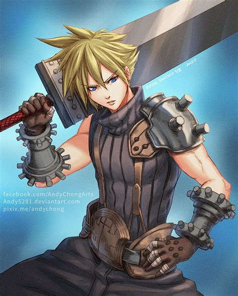 Final Fantasy 7 Cloud Strife by andy5281 in 2023 | Final fantasy, Final fantasy collection ...