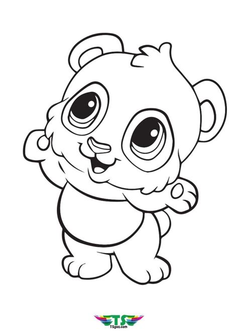 Cute Panda Coloring Page For Toddler - TSgos.com - TSgos.com