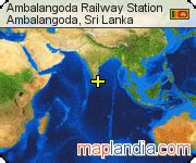 Ambalangoda Railway Station | Ambalangoda Google Satellite Map