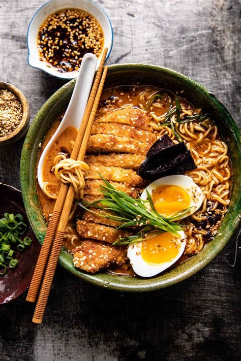 30 Minute Spicy Miso Chicken Katsu Ramen. - Yummy Recipe