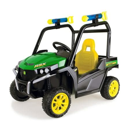 John Deere Battery Operated Gator Outdoor Ride-On Toy Vehicle With Lights and Sounds - 6 Volt ...