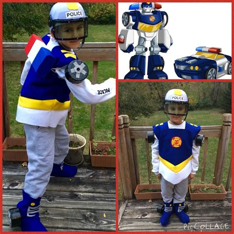 My son's simple but adored #Chase #Autobots #Transformers Halloween ...