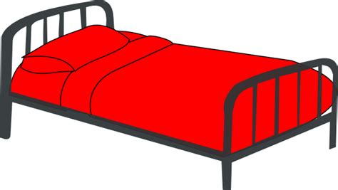 Bed Red Clip Art at Clker.com - vector clip art online, royalty free & public domain