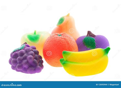 Rubber fruit stock photo. Image of baby, orange, toys - 12695944