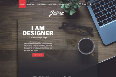 Creative WebPage Design | Creative Website Templates ~ Creative Market