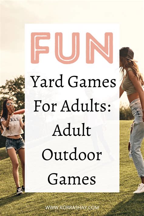 Actually Fun Yard Games For Adults: Adult Outdoor Games – KorraShay.com