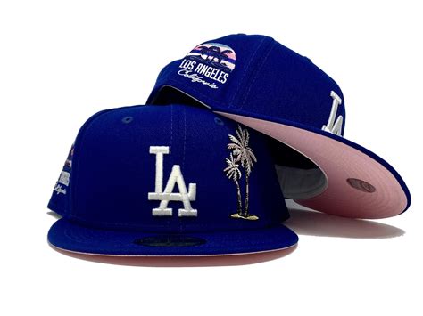 Light Royal Los Angeles Dodgers Palm Tree custom New Era Fitted Hat – Sports World 165