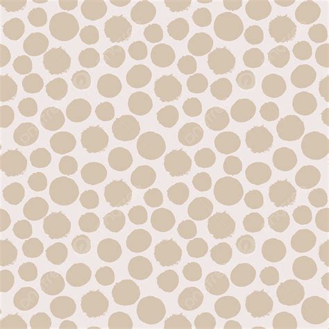 Beige And Cream Large Spots Seamless Pattern Background, Wallpaper ...