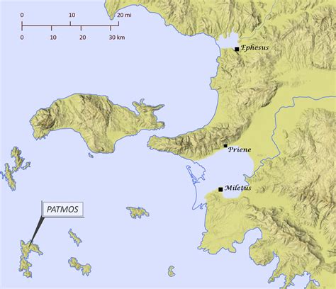 Ephesus, Miletus, and Patmos – Bible Mapper Atlas