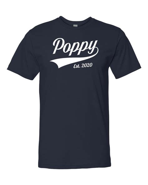 Poppy Est.2020 Unisex Shirt Poppy Shirt Poppy Gift | Etsy