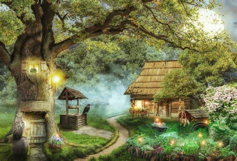 Forest Cottage Wallpapers - Top Free Forest Cottage Backgrounds - WallpaperAccess