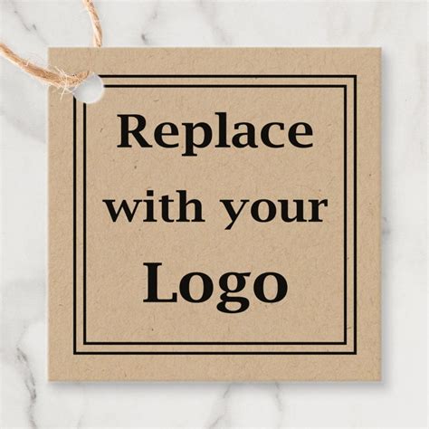 Logo Template Business Product Hang Tags | Zazzle