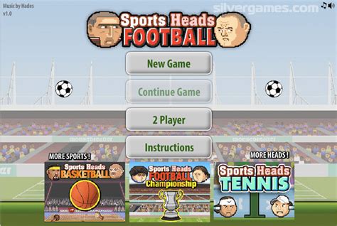 Sports Heads: Soccer - Play Online on SilverGames 🕹️