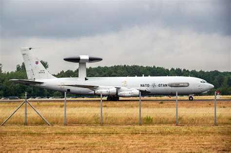 Nato Boeing E3 Sentry Awacs Radar Plane Stock Photo - Download Image Now - Air Vehicle, Airfield ...