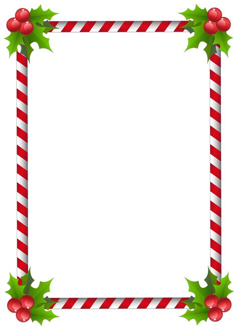 Printable Christmas Borders - Printable Word Searches