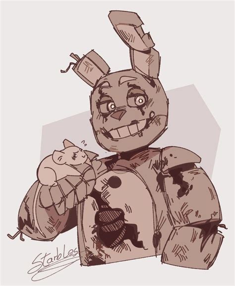 The show will begin momentarily. (Posts tagged springtrap) | Fnaf drawings, Anime fnaf, Fnaf art