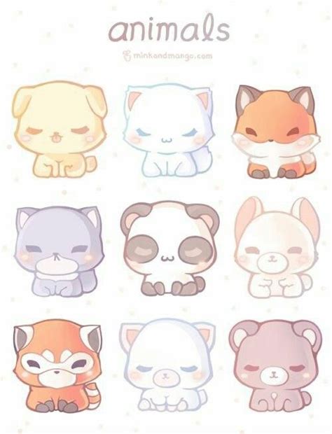 Pin by Ленчик Щербенко on Kawaii | Cute animal drawings kawaii, Cute kawaii drawings, Cute ...