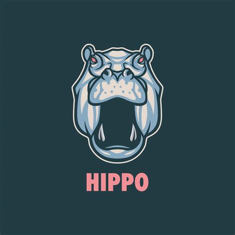 HIPPO MASCOT LOGO 9321189 Vector Art at Vecteezy